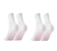 WchoeSS 2 Pairs Self Heating Socks, Thermal Socks Foot Warmer Socks for Men Women Hiking Outdoor Skiing Camping Running Fishing Activities Anti-freezing, Comfortable & Breathable (Black)