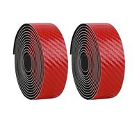 WchsTUmpxN Bike Handlebar Tape Road Carbon Fiber Texture Cover Anti-Slip Bicycle Handles Bar Wrap Race Gravel Cycling Ribbon(Red)
