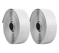 WchsTUmpxN Bike Handlebar Tape Road Carbon Fiber Texture Cover Anti-Slip Bicycle Handles Bar Wrap Race Gravel Cycling Ribbon(Sliver)