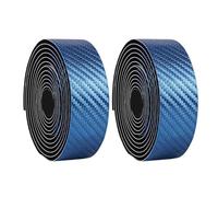 WchsTUmpxN Bike Handlebar Tape Road Carbon Fiber Texture Cover Anti-Slip Bicycle Handles Bar Wrap Race Gravel Cycling Ribbon(Blue)