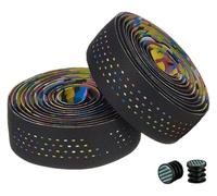 WchsTUmpxN Bike Handlebar Tape Soft Road Bar Cork Professional Cycling Damping Anti-Vibration Wrap(Color)