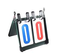 WchsTUmpxN Table Top Scoreboard, 2 Digit Portable Flip Number Scoreboard Score Counter for Any Competitive Sport