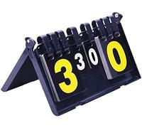 WchsTUmpxN Table Top Scoreboard, Digit Portable Flip Sports Scoreboard Score Counter,38.1 X 21 X 3.6cm