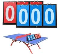 WchsTUmpxN Table Top Scoreboard, Portable Flip Scoreboard Scoreboard for Any Competitive Sport