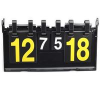 WchsTUmpxN Table Top Scoreboard, Portable Flip Scoreboard with Folding Design and Removable Matching/Hanging Cards for Any Competitive Sport