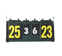 WchsTUmpxN Table Top Scoreboard, Portable Table Top Flip Score Keeper 4-Digit Sports Score Board for Indoor Outdoor