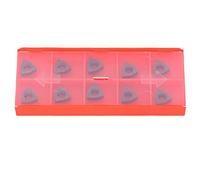 WCMT050308FN ACZ330 CNC Blade Turning Inserts, Carbide CNC Lathe Tool for Steel Semi - Finishing, High Strength CNC Insert with 10 PCs for U Drill, Durable Hardware Accessory for M