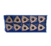 WCMX080412FN BP1125 Insert Box 10 Carbide Inserts for Semi Finishing Tasks on Various Metals