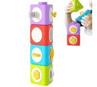 Wcmxdg Baby Building Blocks | Removable Fine Motor Educational Toys | Detachable Stacking Blocks Baby Toys,for Preschool Classroom Home Homeschool Nursery Travel Playroom Indoor Birthday