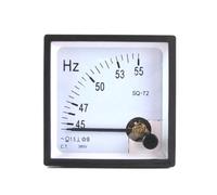 WCNGRFRNB Square pointer type DC AC Meter AC Frequency Meter SQ-72 Type 45-55HZ 380V 220V 100V 72 * 72mm(45-55Hz 100V)