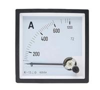 WCNGRFRNB Square pointer type DC AC Meter SQ-72 Pointer Type AC Ampere Meter 2 Times Overload Type 5A 10A 20A 30A 50/5A 100/5A(100A(5A))