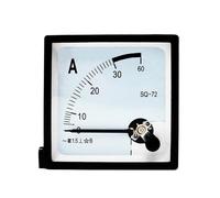 WCNGRFRNB Square pointer type DC AC Meter SQ72 AC Analog Ammeter Panel Current Meter Gauge(50A 5A)