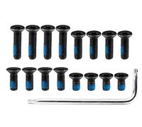 Wcone Red Dot Screw Kit - M3x6/8/10/12mm Carbon Steel | Replacement Screws for RMSc, Holosun 407k/507k/SCS/EPS Carry & Sig P365 Optics Ready - High-Strength Secure Fit - Black