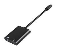 Wcone USB-C to AR Glasses with Adapter Hub for Switch 2/OLED/1, Steam Deck, ROG Ally, iPhone 15-17, Android Phones, Viture/RayNeo/Xreal - Support 100W PD Fast Charging, 4K@60Hz, 2K/1080P@120Hz - Black
