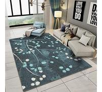 WCPQT Indoor Outdoor Flat-weave Balcony Carpet,Non Shedding Non Slip Rugs,Rectangular Polyester Modern Area Rugs,For Balcony Living Room D 160x230cm(63x91inch)