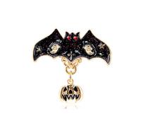 WCRAZYE Halloween Brooches Pin for Women Girls Fashion Cute Halloween Bat Spider Pumpkin Witchy Hat Making Magic Brooches Badges Lapel Pins Fun Holiday Festival Costume Hat Bag Suit Dress Accessories
