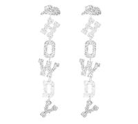 WCRAZYE Western Acrylic HOWDY Glitter Drop Dangle Earrings for Women Lightweight Hat Western Earrings Rodeo Disco Dangle Earrings Country Concert Party Southern Jewelry Rodeo Outfits Accessories, M