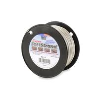WCS PS401 Super Softstrand, Vinyl Coated Stranded Stainless Steel Picture/Wrapping Wire, 850 ft (259.1 m), Stainless, Size #4, 25 lb / 11 kg