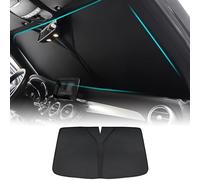 WCSMHYW Car Windscreen Sun Shade for Mercedes-Benz Classe CLA AMG CLA 45 C117 AMG CLA 45 X117 2000-2024, Foldable Shade UV Protector Screen Sun Shades Keep Auto Cool Car Accessories,Black