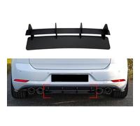 WCSMHYW Rear Bumper Diffuser for VW Golf MK 7.5 R 2017 2018 2019, Car Rear Bumper Spoiler Car Rear Bumper Lip Bumper Shark Fin Lip Spoiler Car Accessories