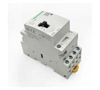 WCT-25A 4 pole 4NO (normally open) 230V 25A household AC Contactor- 35mm DIN rail mount with manual operation