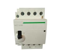 WCT-63A 35mm DIN Rail Mount 4 Pole Household AC Power Contactor Modular with Manual 63A Uc 220V/240V