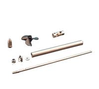 WCUAYJH 1 SET Stainless Steel 4mm Boat Shaft Drive Shaft +Cardan Joint+3 Blades Propeller +Stainless Steel Shaft Sleeve+ Prop Nut For Rc Boat(L25cm 028-4x6mm)