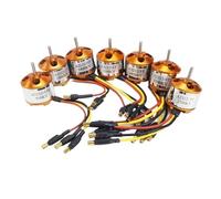 WCUAYJH 1PC A2212 Brushless Motor 930KV 1000KV 1400KV 2200KV 2450KV 2700KV For RC Aircraft Plane Multi-copter Brushless Outrunner Motor(A2212 KV3500)