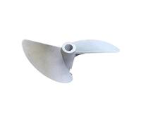 WCUAYJH 1PC CNC 4.76mm 3/16'' Alloy Propeller 2 blades Screw Left/Right D38/42/43/45/46/47/48/50/52/53/54/56/58/60mm For Rc Racing Boat(4.76mm Right D42mm)