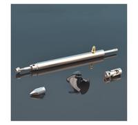WCUAYJH 1PC Rc Boat 4mm Boat Shaft Drive Shaft + Cardan Joint + 3 Blades Propeller + Shaft Sleeve With Grease Nozzle + Prop Nut(L25cm 026-4x4mm)