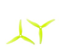 WCUAYJH 2 pairs/4pcs forGemfan 51433 5inch 3 Blade/Tri-blade Props CW CCW Brushless Motor FPV Propeller for FPV Racing Drone(2pairs 51433 Yellow)