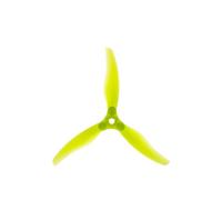 WCUAYJH 2Pairs/4pcs F5135 5.1 inch Foldable 3-Blade Propeller forGEMFAN forFloppy forProppy for FPV Freestyle Long Range 4/6S 5 inch Drones(Yellow)