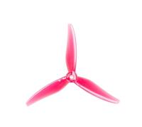 WCUAYJH 4 pcs/ 2 pairs forGemfan 51466 5inch 3 blade/tri-blade Propeller Props CW CCW Brushless motor FPV Propeller(4Pcs Pink)