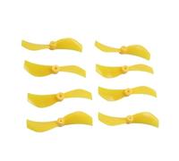 WCUAYJH 4Pairs 8PCS forGemfan 1610 Drone Propeller 40MM 2-Blade 1mm 1.5mm For RC FPV Racing Freestyle Tinywhoop Drones Mobula7 Replacement(Yellow 1610 8Pcs 1mm)