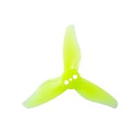 WCUAYJH 4Pairs/8pcs ForGemfan Hurricane 2023 2X2.3X3 3-Blade Toothpick Propeller 1mm 1.5mm for RC FPV Racing Freestyle 2inch mini Drone(4pairs Yellow 1mm)