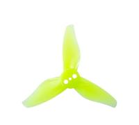 WCUAYJH 4Pairs/8pcs ForGemfan Hurricane 2023 2X2.3X3 3-Blade Toothpick Propeller 1mm 1.5mm for RC FPV Racing Freestyle 2inch mini Drone(4pairs Yellow 1.5mm)
