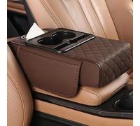WCXCS Car Armrest Cushion for Kia K5 2020 2021 2022 2023 2024 2025, Anti Slip Leather Car Armrest Pad Centre Console Cover Car Accessories,B