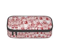 WCXTHGFA Animal Wilderness Bear Deer Print Stylish Pencil Case,Large Capacity Pencil Pouch,Ideal for Travel Or Daily Use
