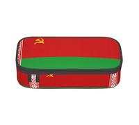 WCXTHGFA Flag of Belarus Print Stylish Pencil Case,Large Capacity Pencil Pouch,Ideal for Travel Or Daily Use