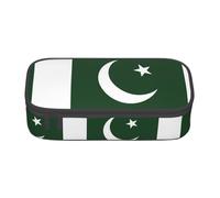 WCXTHGFA Flag of Pakistan Print Stylish Pencil Case,Large Capacity Pencil Pouch,Ideal for Travel Or Daily Use