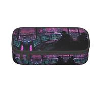 WCXTHGFA Hacker Era Print Stylish Pencil Case,Large Capacity Pencil Pouch,Ideal for Travel Or Daily Use