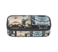 WCXTHGFA Historic Old Tower Bridge London Print Stylish Pencil Case,Large Capacity Pencil Pouch,Ideal for Travel Or Daily Use