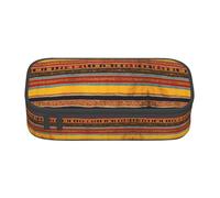 WCXTHGFA Native American Pattern Print Stylish Pencil Case,Large Capacity Pencil Pouch,Ideal for Travel Or Daily Use