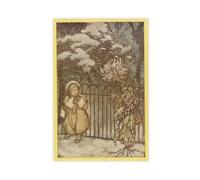 WCYB A Chrysanthemum Heard Her, And Said Pointedly, 'Hoity-toity, What Is This' by Arthur Rackham Prints Posters Canvas Deco Paintings Wall Art For Office