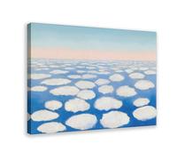 WCYB Above The Clouds I by Georgia O'Keeffe Posters Prints Canvas Deco Paintings Wall Art Frame 12" L X 18" W