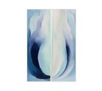 WCYB Abstraction Blue by Georgia O'Keeffe Prints Posters Canvas Deco Paintings Wall Art For Office Living Room Unframe 16" L X 24" W