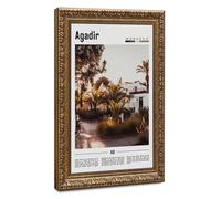 WCYB Agadir Morocco Scenery Travel Prints Posters Canvas Deco Paintings Wall Art For Office Hangable Frame 16" L X 24" W