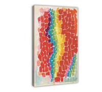 WCYB Alma Thomas - Flash of Spring Posters Prints Canvas Deco Paintings Wall Art Frame 16" L X 24" W
