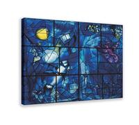 WCYB America Windows â…¡ by Marc Chagall Posters Prints Canvas Deco Paintings Wall Art Frame 20" L X 30" W