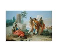WCYB Armida Abandoned by Rinaldo Giovanni Battista Tiepolo Posters Prints Canvas Deco Paintings Wall Art Unframe 24" L X 36" W